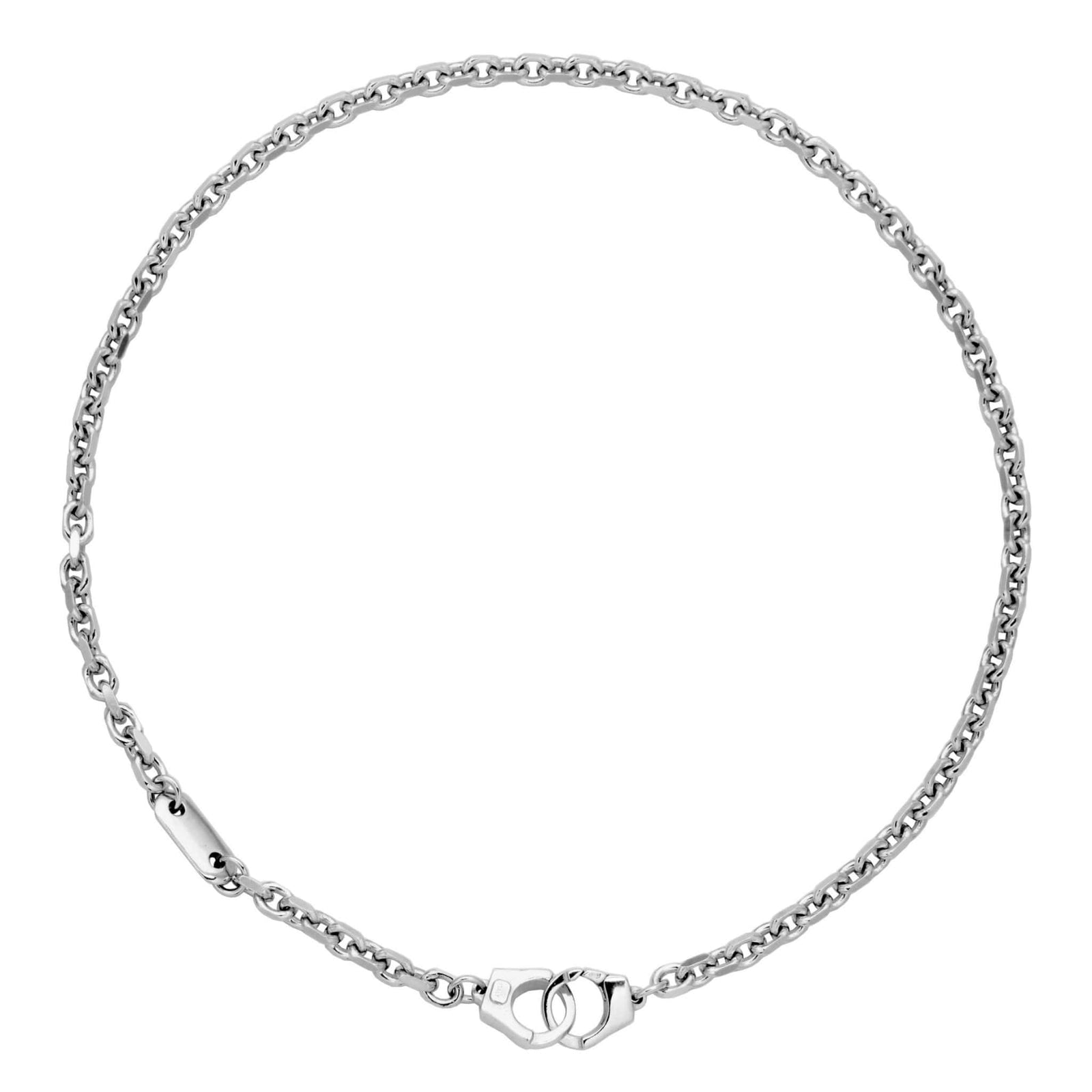 ETHOS "Cuffed" Silver Cable Chain Necklace at Arman's Jewellers Kitchener