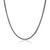 ETHOS Gunmetal Franco Chain Silver Necklace at Arman's Jewellers Kitchener