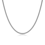 ETHOS Silver Curb Chain Necklace at Arman's Jewellers Kitchener