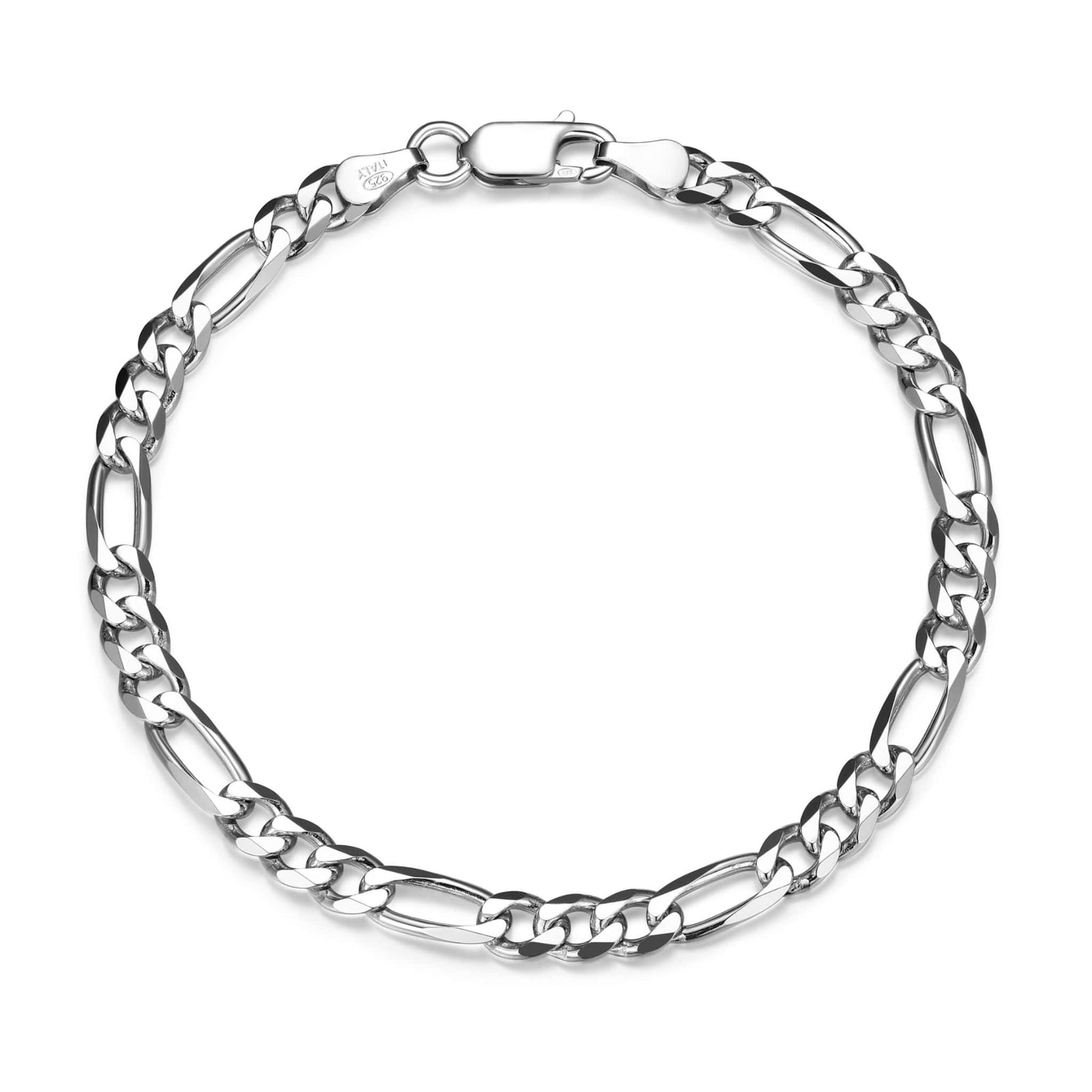 ETHOS Silver Figaro Bracelet at Arman's Jewellers Kitchener