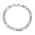 ETHOS Silver Figaro Bracelet at Arman's Jewellers Kitchener