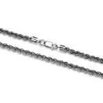 ETHOS Silver Rope Chain Necklace at Arman's Jewellers Kitchener