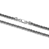 ETHOS Silver Rope Chain Necklace at Arman's Jewellers Kitchener