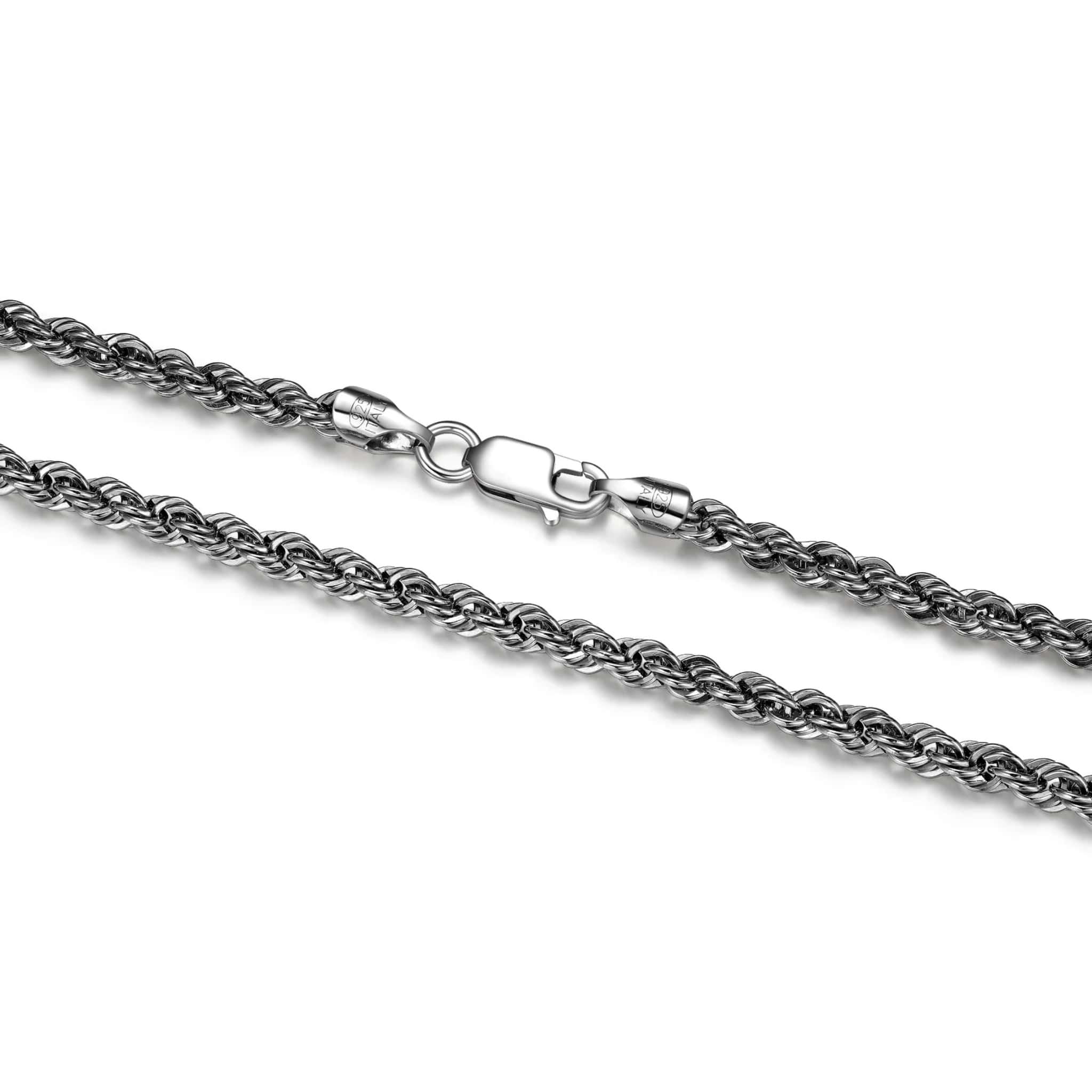 ETHOS Silver Rope Chain Necklace at Arman's Jewellers Kitchener