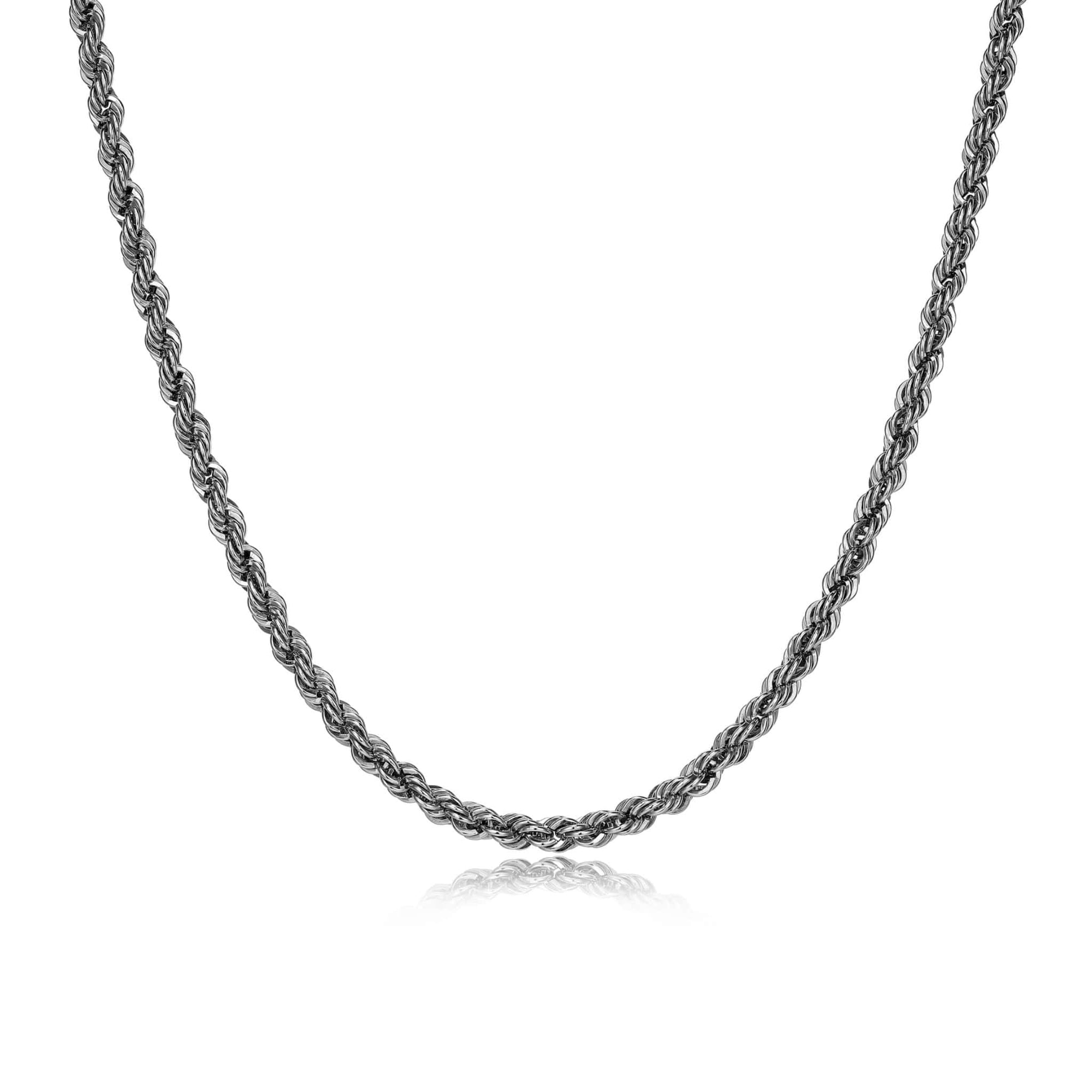 ETHOS Silver Rope Chain Necklace at Arman's Jewellers Kitchener