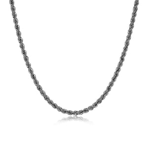 ETHOS Silver Rope Chain Necklace at Arman's Jewellers Kitchener