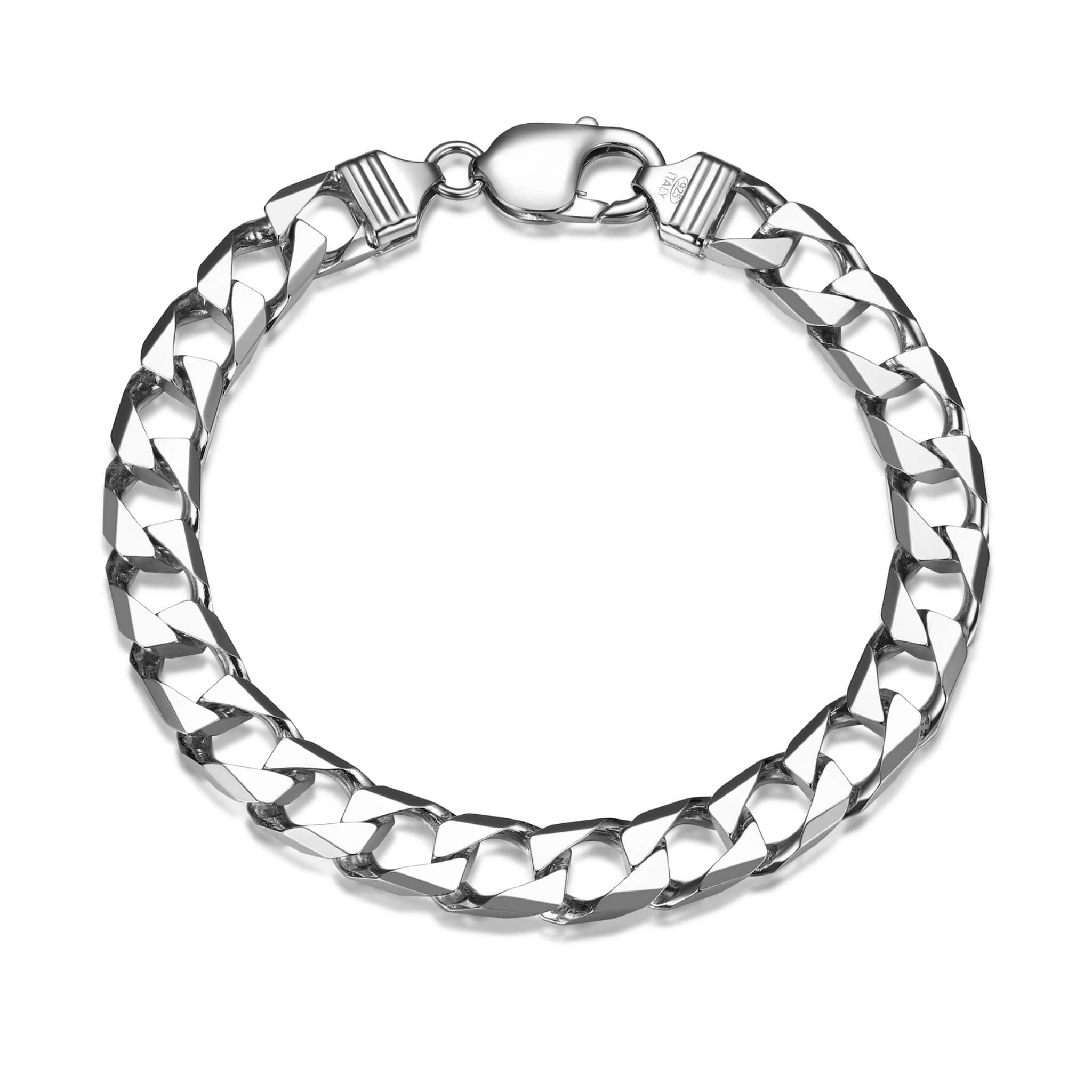 ETHOS Silver Square Curb Bracelet at Arman's Jewellers Kitchener