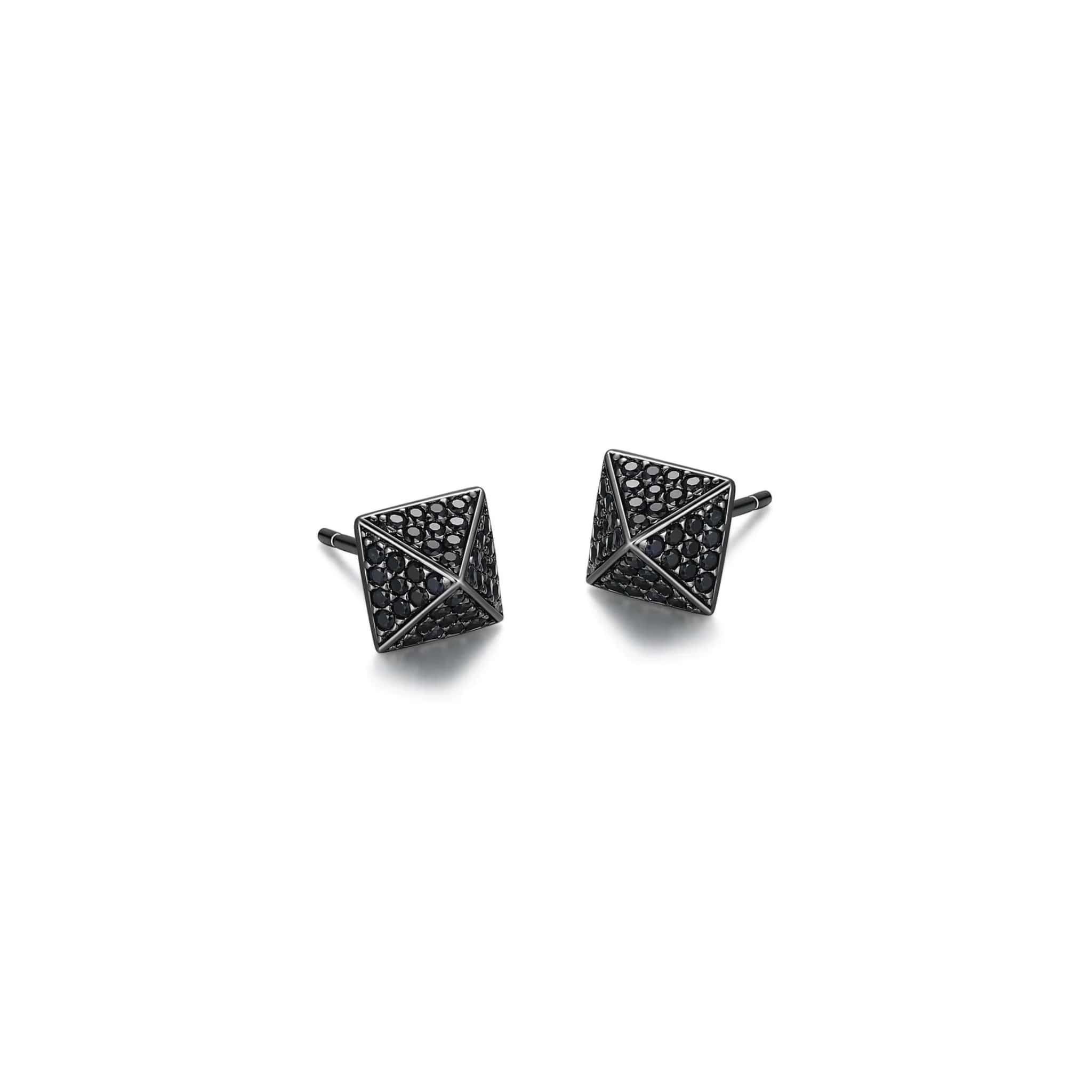ETHOS "Black Ice" Black Sapphire Stud Earrings at Arman's Jewellers Kitchener