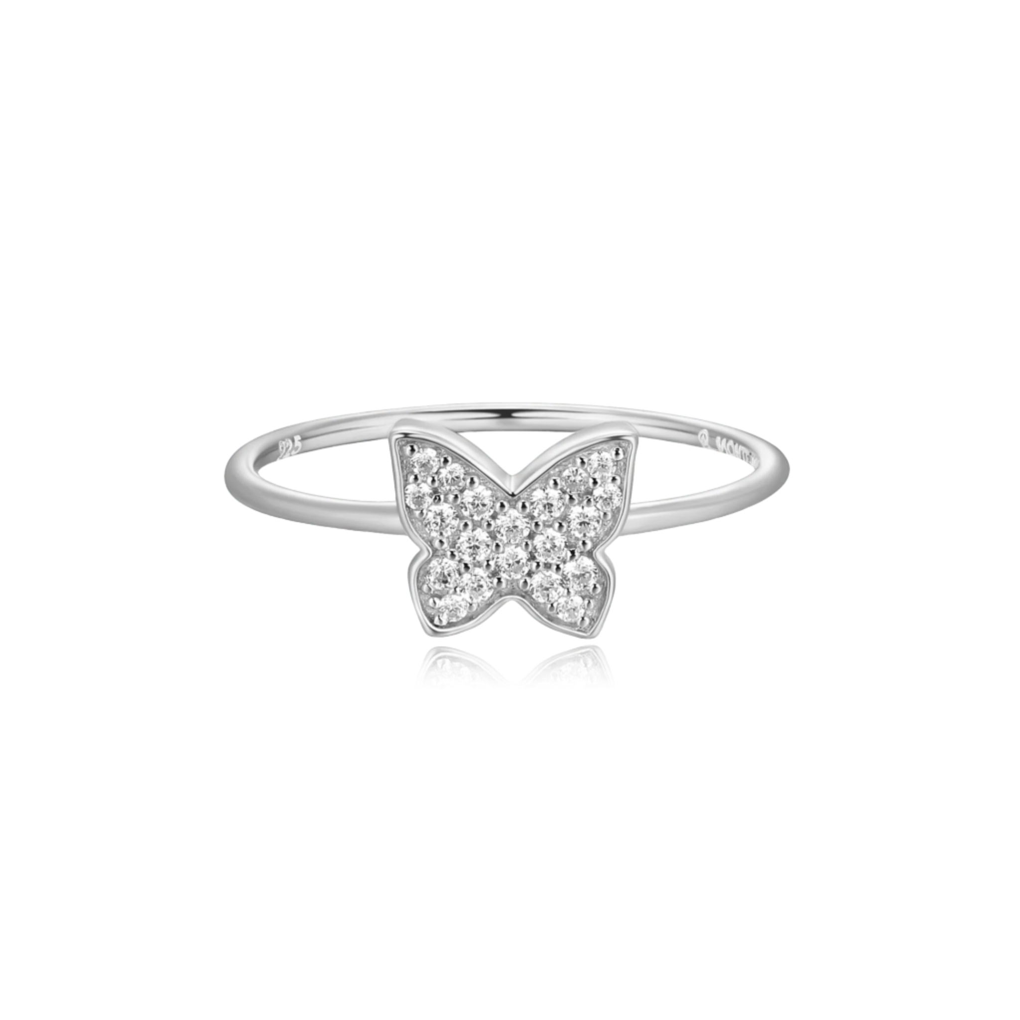 Lab-Grown Diamond Butterfly Silver Ring at Arman's Jewellers Kitchener