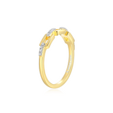 Lab-Grown Diamond Mini-Link Stackable Ring in 18K Yellow Gold-Plated Sterling Silver at Arman's Jewellers Kitchener