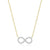 Lab-Grown Diamond Infinity Statement Necklace in 18K Yellow Gold-Plated Sterling Silver at Arman's Jewellers Kitchener Waterloo