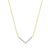 Diamond Chevron Statement Necklace in 18K Yellow Gold-Plated Sterling Silver at Arman's Jewellers