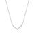 Diamond Chevron Statement Necklace in Rhodium-Plated Sterling Silver at Arman's Jewellers Kitchener Waterloo