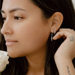 Paperclip Link Drop Silver Earrings at Arman's Jewellers Kitchener