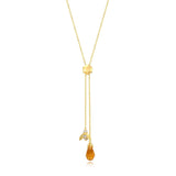 Monte Luna Honey Bee Lariat Necklace in 18K Yellow Gold Plated Silver at Arman's Jewellers Kitchener Waterloo