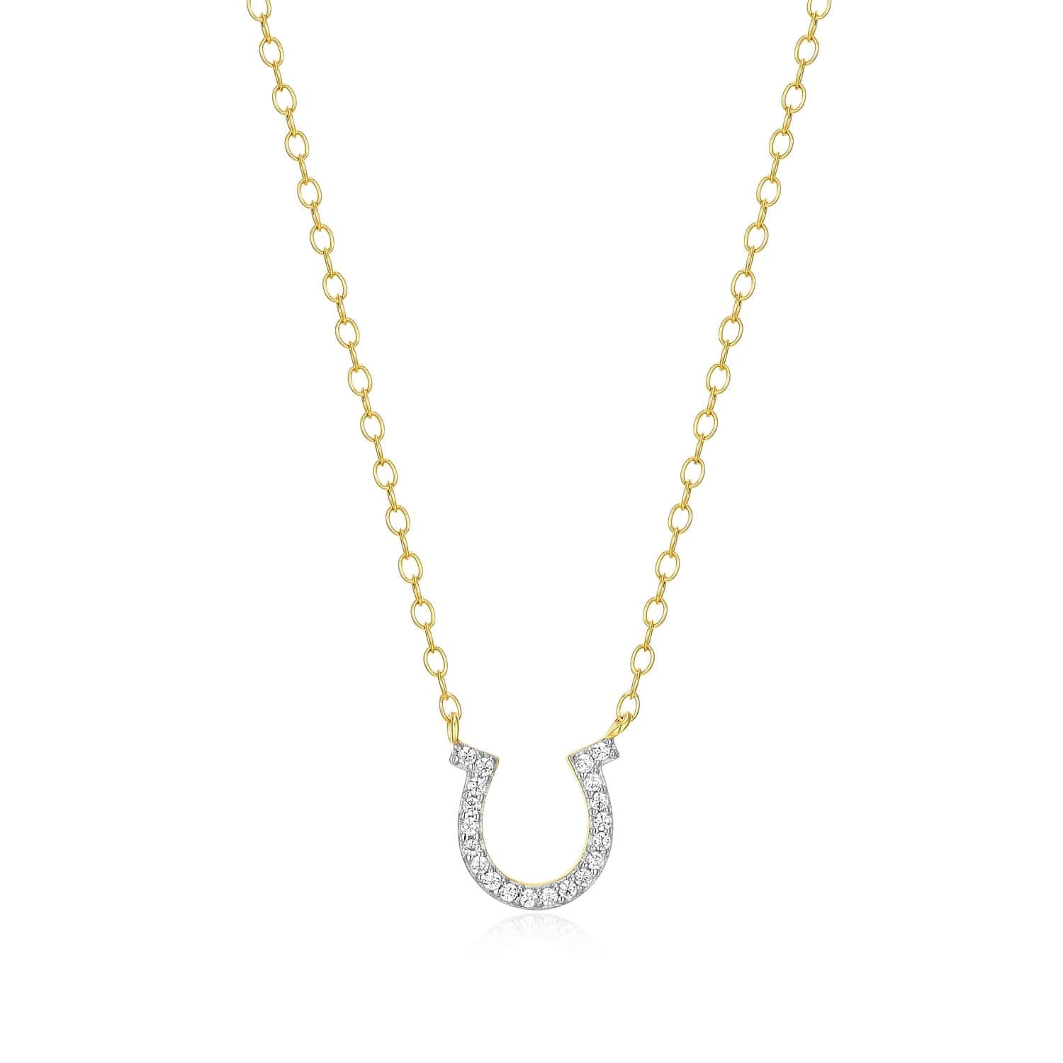 Monte Luna Horseshoe statement Necklace in 18K Yellow Gold-Plated Sterling Silver at Arman's Jewellers Kitchener Waterloo