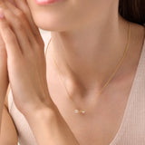 Monte Luna Lab-Grown Diamond Arrow 18K Yellow Gold Plated Silver Necklace at Arman's Jewellers Kitchener Waterloo