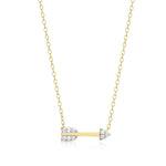 Monte Luna Lab-Grown Diamond Arrow 18K Yellow Gold Plated Silver Necklace at Arman's Jewellers Kitchener Waterloo