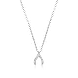 Monte Luna Lab-Grown Diamond Wishbone Silver Necklace at Arman's Jewellers Kitchener Waterloo