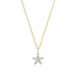 Monte Luna lab-created diamond 18K Yellow Gold-plated sterling silver starfish necklace at Arman's Jewellers Kitchener Waterloo