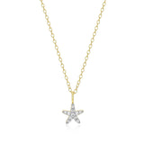 Monte Luna lab-created diamond 18K Yellow Gold-plated sterling silver starfish necklace at Arman's Jewellers Kitchener Waterloo
