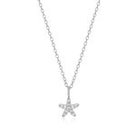 Monte Luna lab-created diamond rhodium-plated sterling silver starfish necklace at Arman's Jewellers Kitchener Waterloo