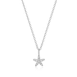 Monte Luna lab-created diamond rhodium-plated sterling silver starfish necklace at Arman's Jewellers Kitchener Waterloo