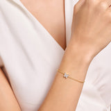 Monte Luna Lab-Grown Diamond Butterfly Bolo Bracelet in 18K Yellow Gold-Plated Sterling Silver at Arman's Jewellers Kitchener Waterloo