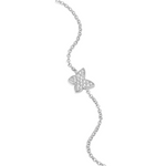 Monte Luna Lab-Grown Diamond Butterfly Bolo Bracelet in Rhodium-Plated Sterling Silver at Arman's Jewellers Kitchener