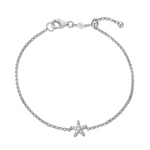 Monte Luna Lab-Grown Diamond Starfish Bolo Bracelet in Rhodium-Plated Sterling Silver at Arman's Jewellers Kitchener