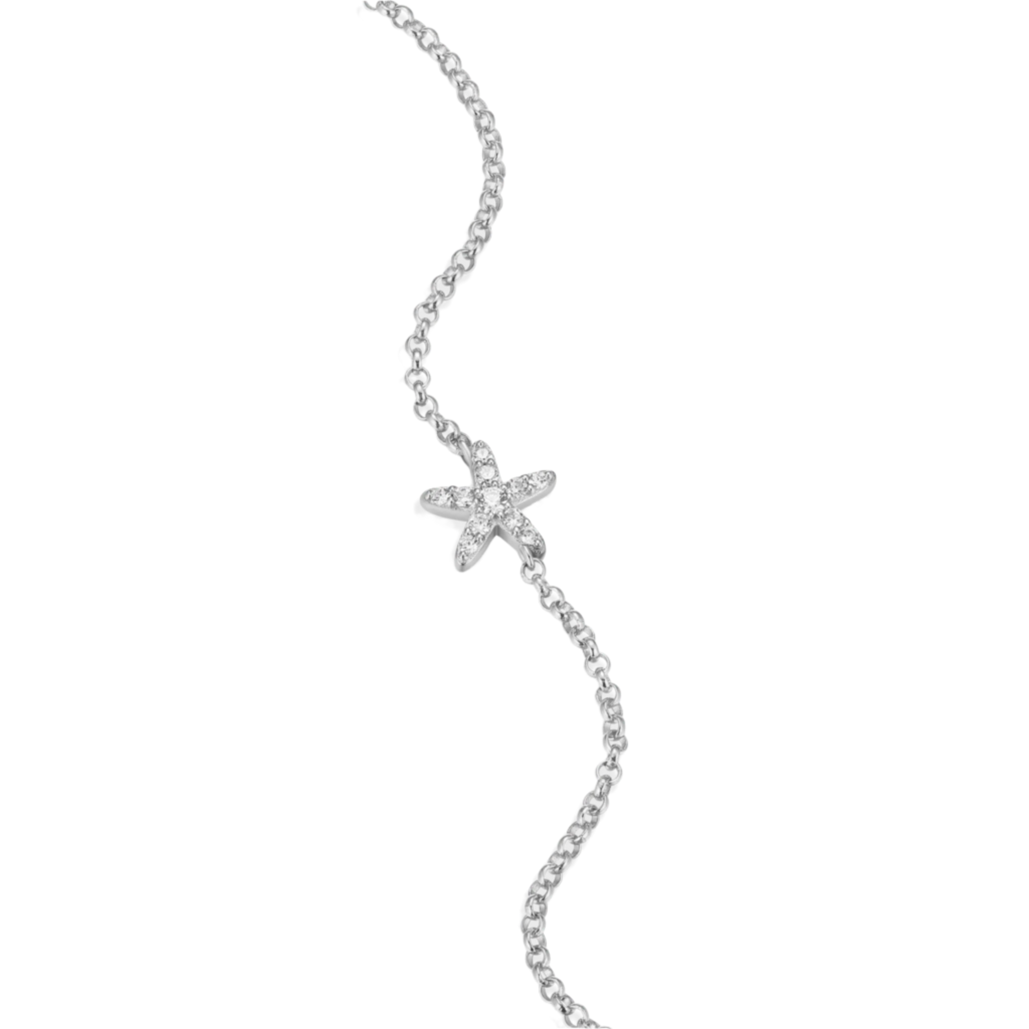 Monte Luna Lab-Grown Diamond Starfish Bolo Bracelet in Rhodium-Plated Sterling Silver at Arman's Jewellers Kitchener