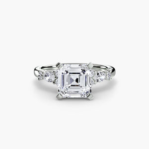 The Floral Accent Solitaire