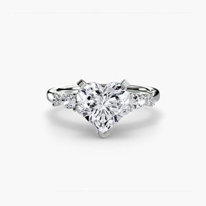 The Floral Accent Solitaire