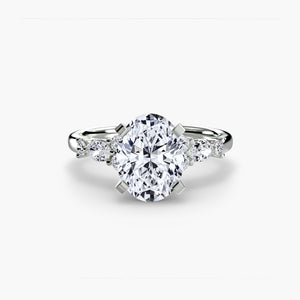 The Floral Accent Solitaire
