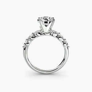 The Floral Accent Solitaire