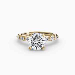 The Floral Accent Solitaire