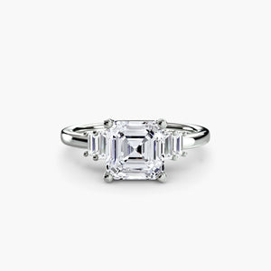 Baguette Accent Solitaire