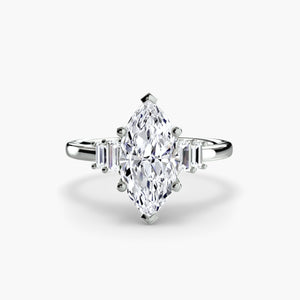 Baguette Accent Solitaire