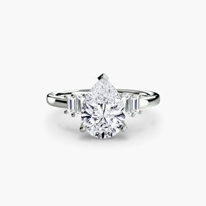Baguette Accent Solitaire