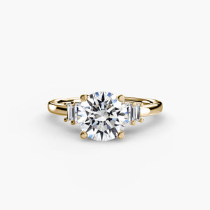 Baguette Accent Solitaire