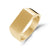 Unisex Gold Steel Signet Ring at Arman's Jewellers Kitchener