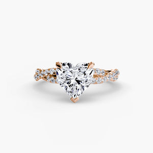 The Twisted Pavé Solitaire