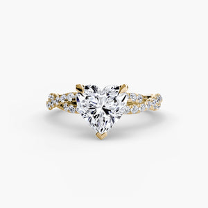 The Twisted Pavé Solitaire