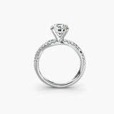 The Twisted Pavé Solitaire