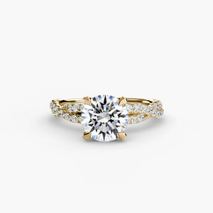 The Twisted Pavé Solitaire