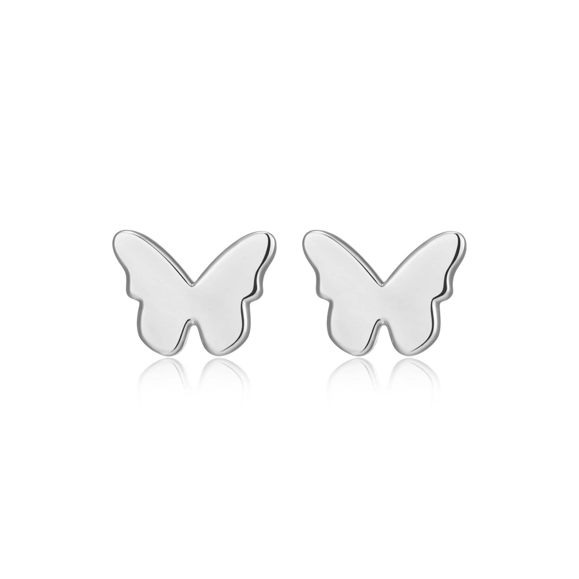 Whimsical Butterfly Silver Stud Earrings at Arman's Jewellers Kitchener 