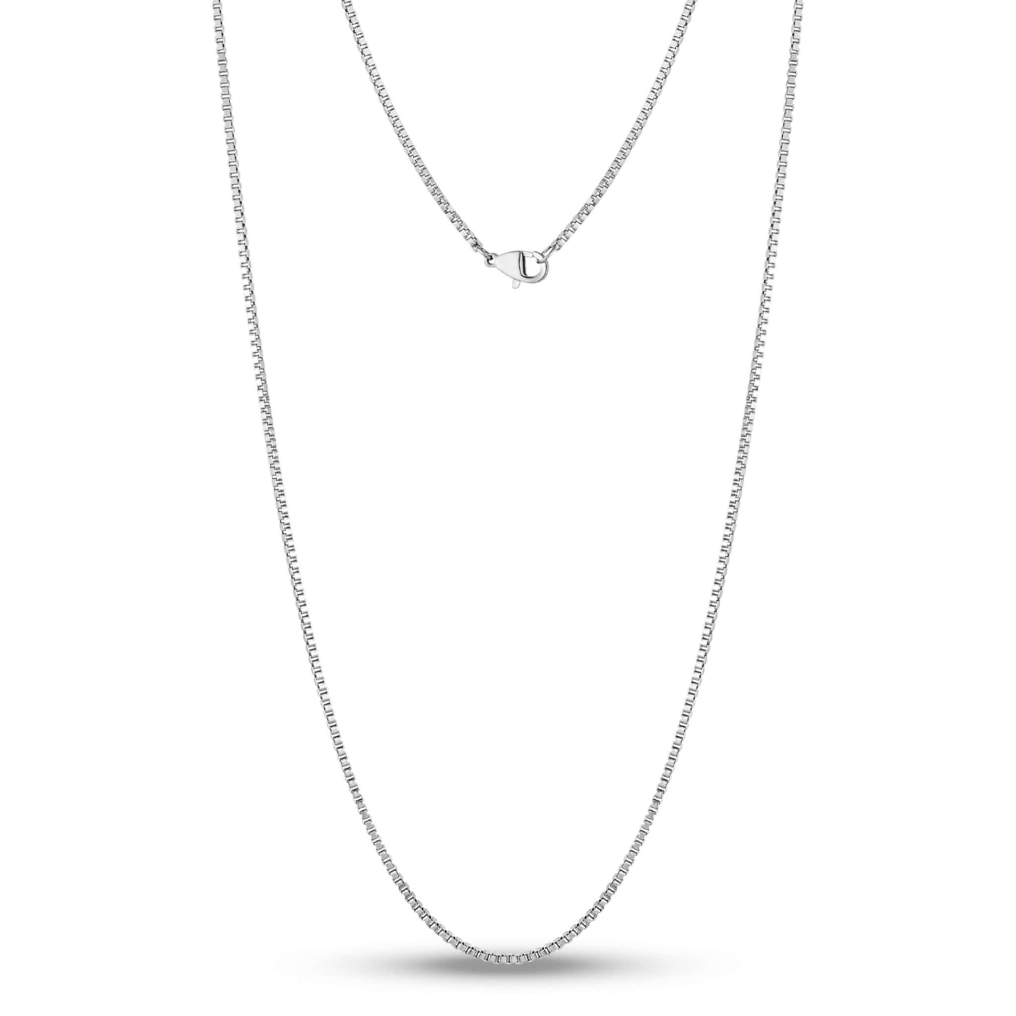 1.5mm Stainless Steel Box Link Chain at Armans Jewellers Kitchener