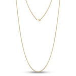 1.5mm Gold Stainless Steel Box Link Chain at Armans Jewellers Kitchener