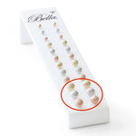 10K Diamond-cut Ball Stud Earring Sizes at Arman's Jewellers