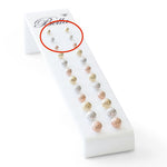 10K Diamond-cut Ball Stud Earring Sizes at Arman's Jewellers